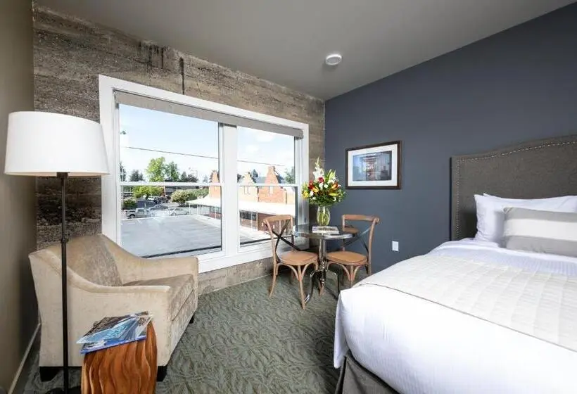 身障者適用クイーンサイズベッドルーム, Inn At Lynden