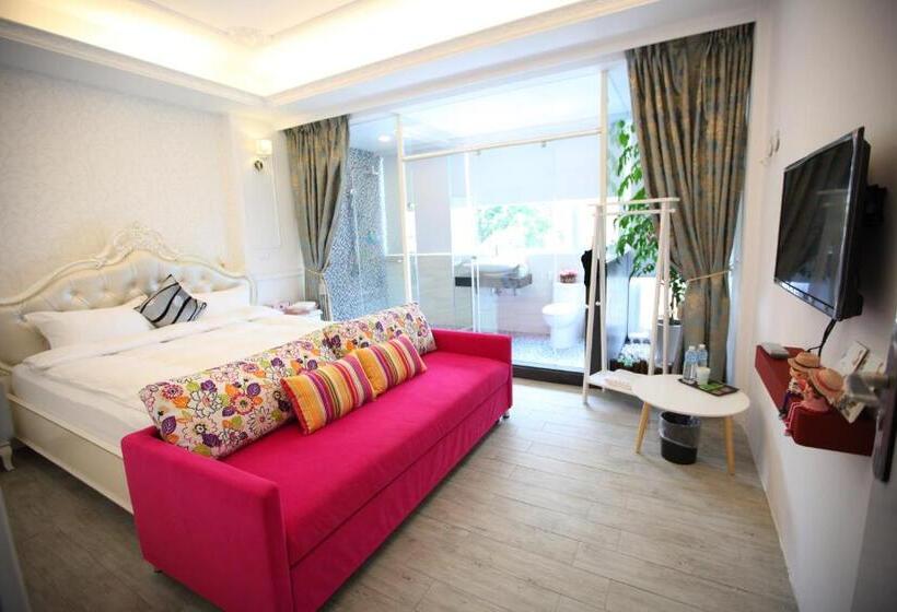 اتاق استاندارد با تخت بزرگ, Qing Noise Villas