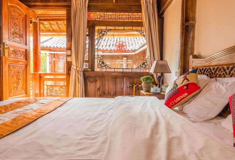 اتاق استاندارد با تخت بزرگ, Lijiang Three Wells Inn