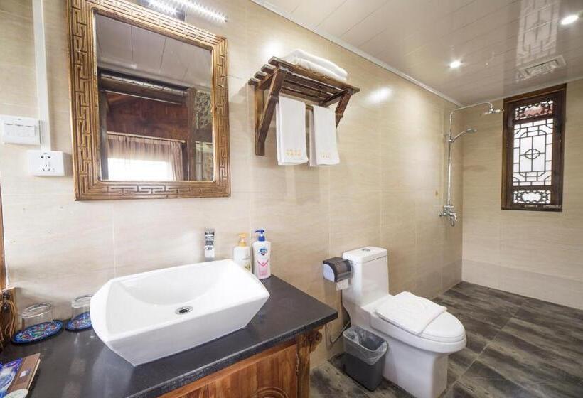 اتاق استاندارد با وان آب گرم, Lijiang Three Wells Inn