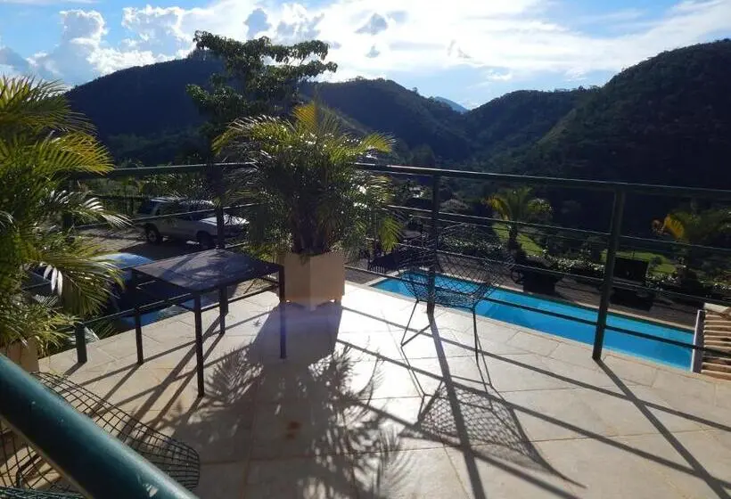 プールの見える１ベッドルームアパートメント, Pousada Quinta Do Alto