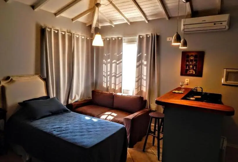 庭の見える１ベッドルームアパートメント, Pousada Quinta Do Alto