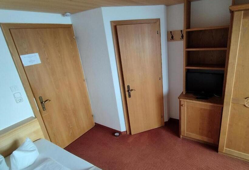 带阳台的标准单人间, Frühstückspension Bilgeri