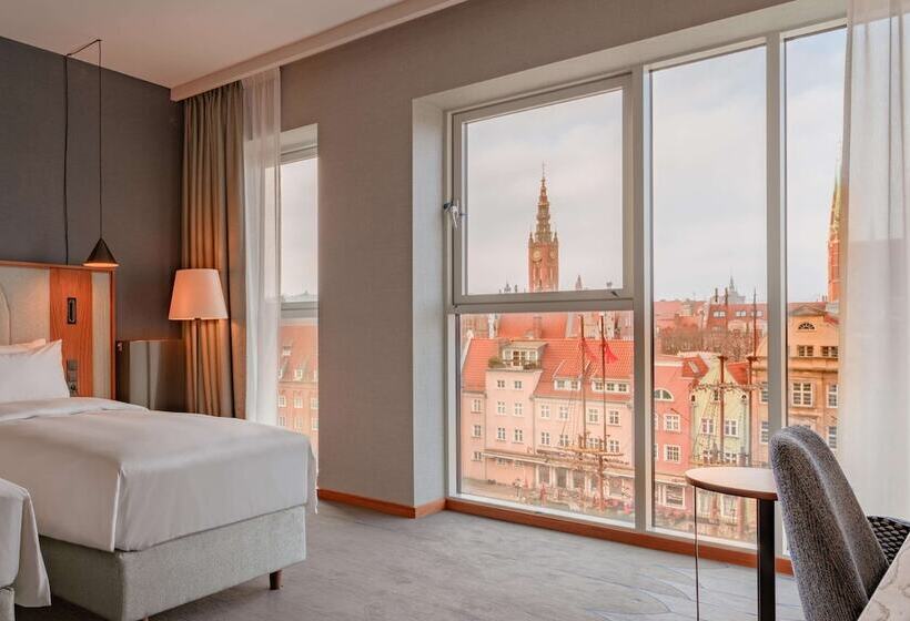 Номер Superior Вид на Реку, Radisson Hotel & Suites, Gdansk, Wyspa Spichrzów