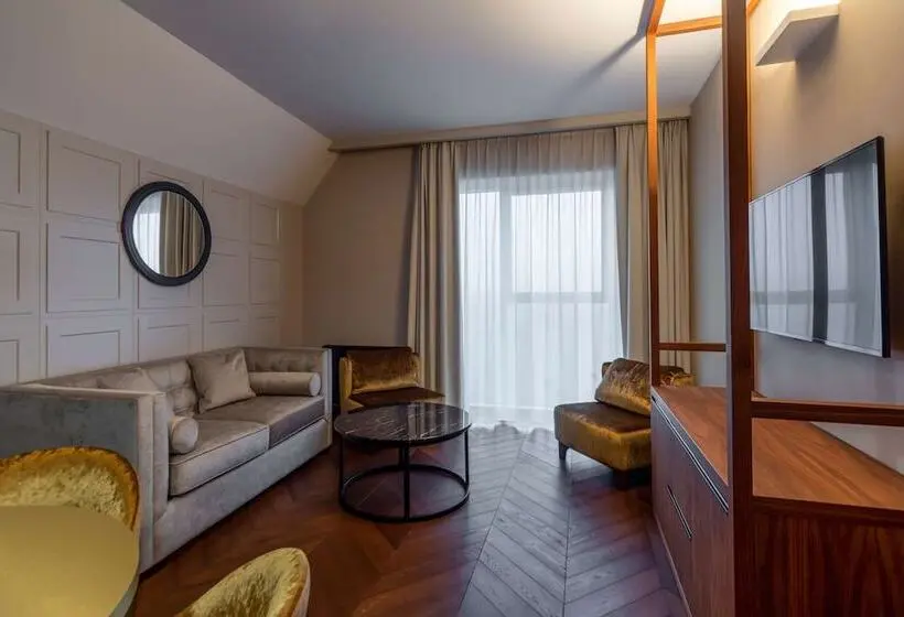 سوئیت با چشم‌انداز رودخانه, Radisson Hotel & Suites, Gdansk, Wyspa Spichrzów