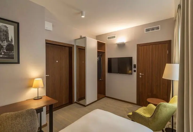 اتاق استاندارد یک نفره, Radisson Hotel & Suites, Gdansk, Wyspa Spichrzów