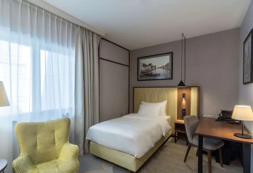 اتاق استاندارد یک نفره, Radisson Hotel & Suites, Gdansk, Wyspa Spichrzów
