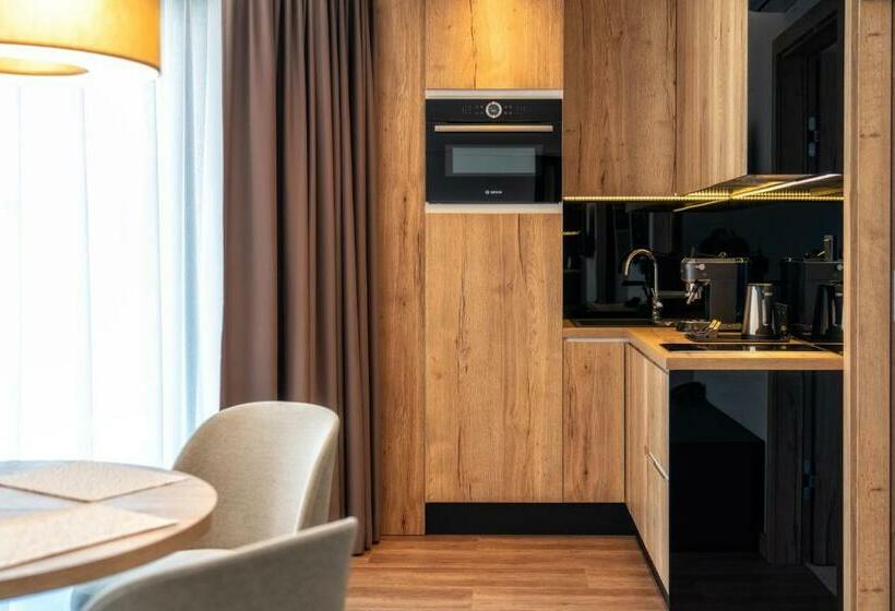 １ベッドルームのデラックスアパートメント, Meta Apartments