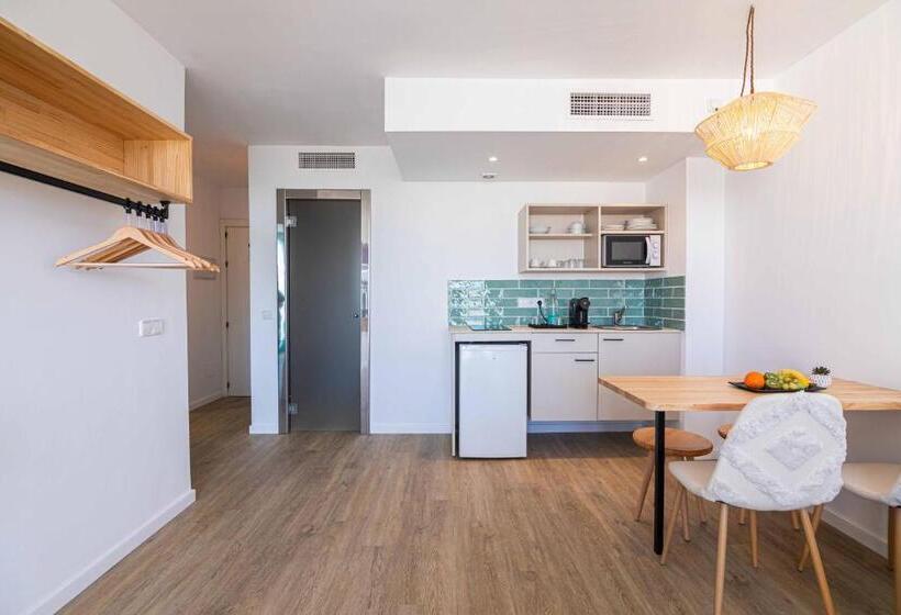 آپارتمان 1 خوابه با چشمانداز استخر, Marsenses Rosa Del Mar Hotel & Spa