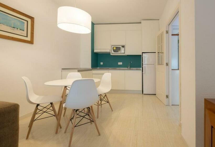 带1间卧室的公寓侧面带海景, Aparthotel Las Dunas