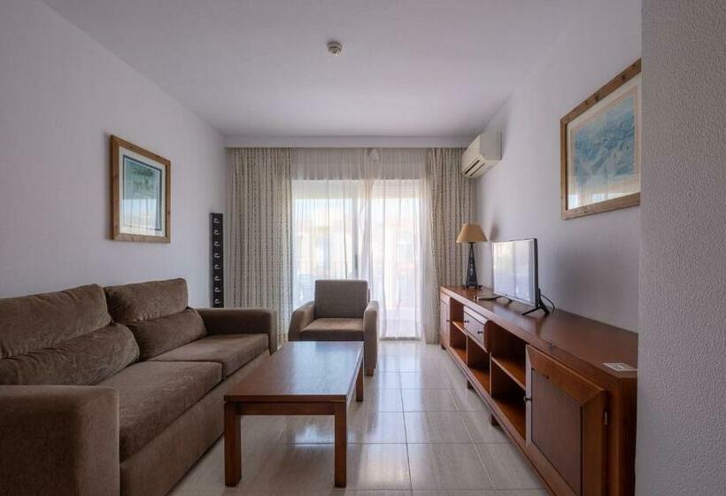 带1间卧室的公寓侧面带海景, Aparthotel Las Dunas