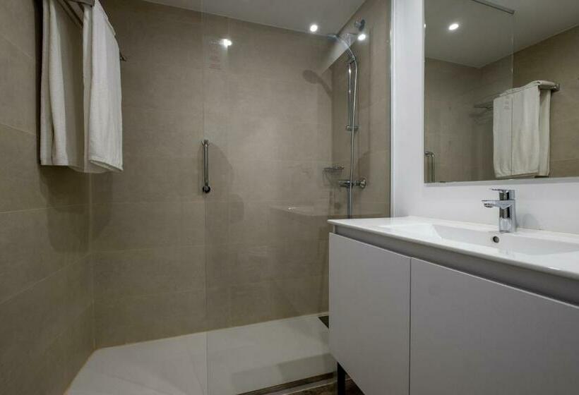 带1间卧室的公寓侧面带海景, Aparthotel Las Dunas