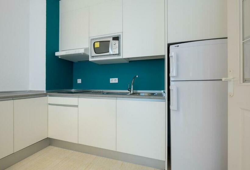 带1间卧室的公寓侧面带海景, Aparthotel Las Dunas