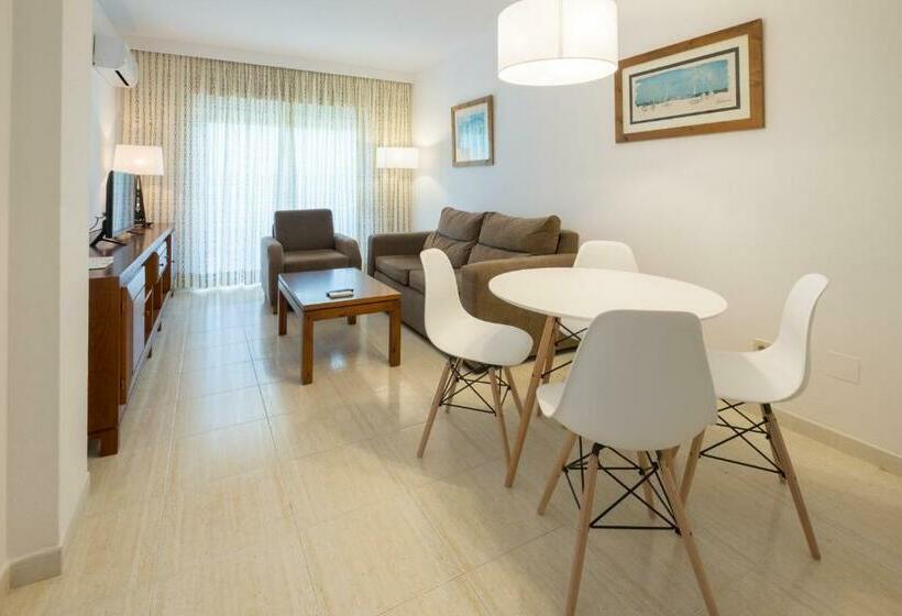 带1间卧室的公寓侧面带海景, Aparthotel Las Dunas