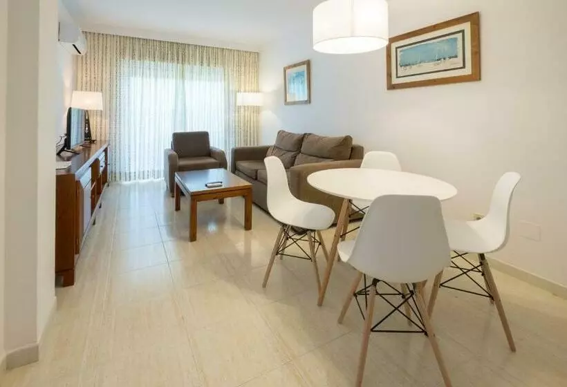 آپارتمان 1 خوابه با چشم‌انداز جانبی دریا, Aparthotel Las Dunas