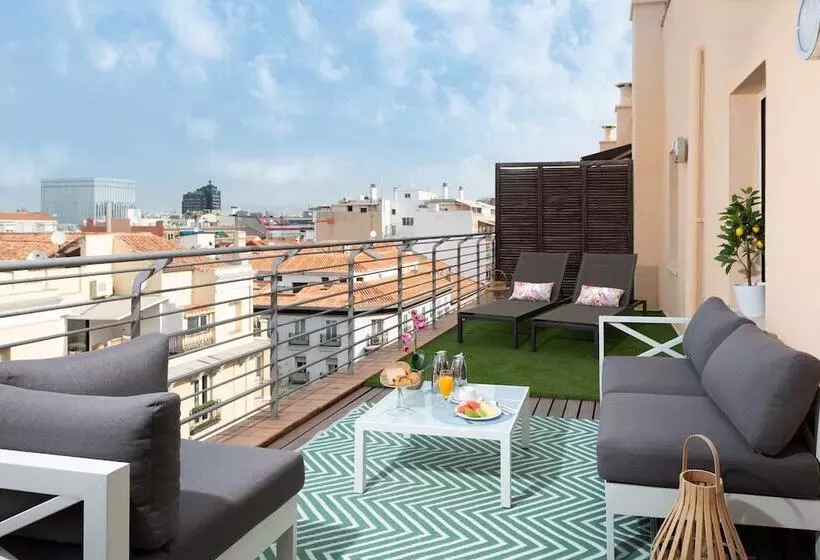 Standard-huone Terassi, NH Madrid Lagasca