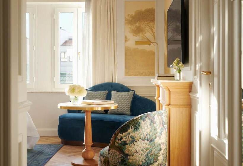 Quarto Deluxe Interior, The Palace, a Luxury Collection Hotel, Madrid