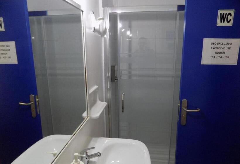 스탠다드 싱글 룸 공동욕실, Hostal Villa Maruja