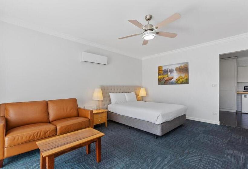 חדר דלוקס מיטת קווין, The International Motel Apollo Bay