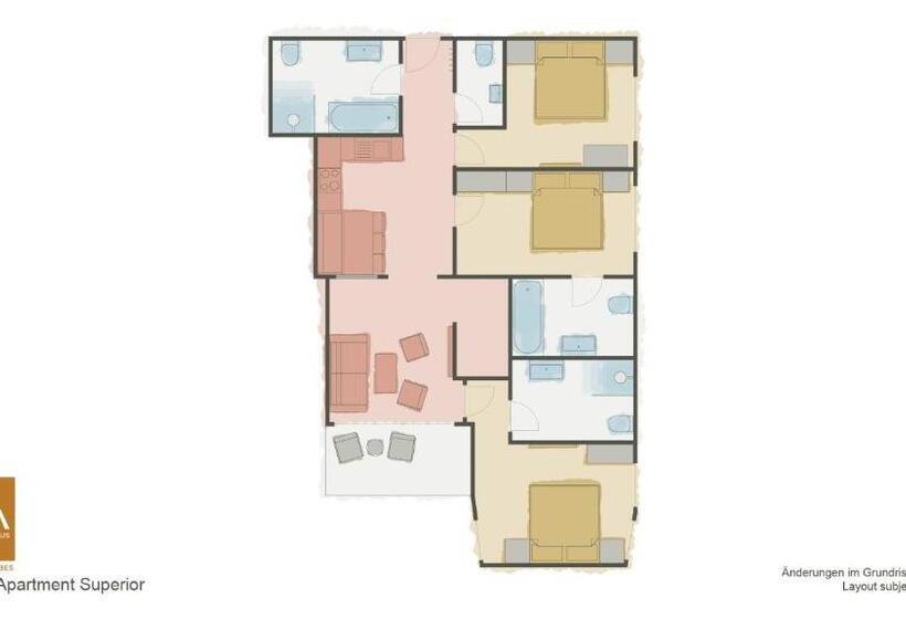 带1个卧室的高级公寓, Vaya St Zeno Serfaus