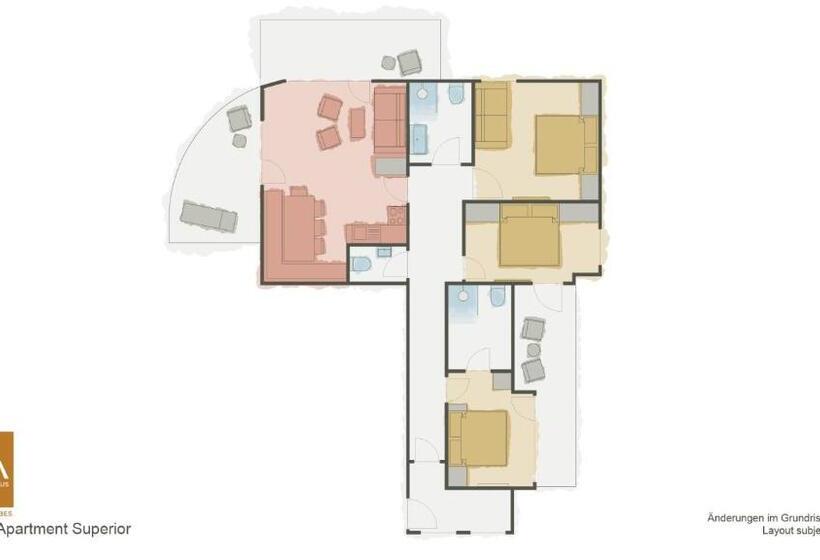 带1个卧室的高级公寓, Vaya St Zeno Serfaus