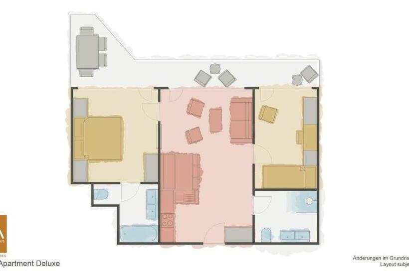 带1个卧室的豪华公寓, Vaya St Zeno Serfaus