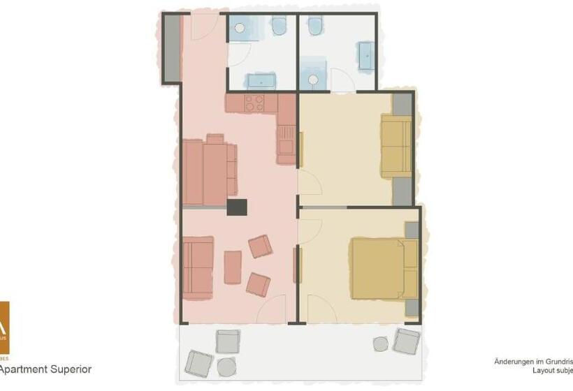 带1个卧室的高级公寓, Vaya St Zeno Serfaus