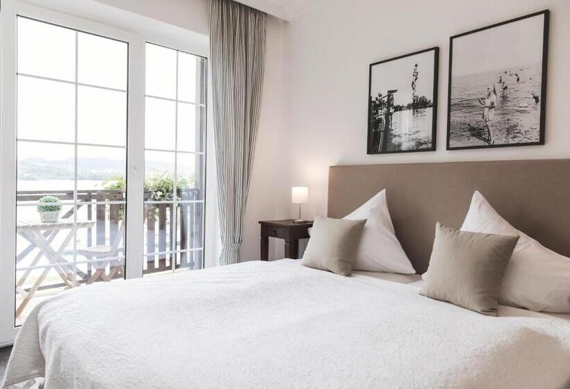 标准间带湖景, Strandhotel Sille