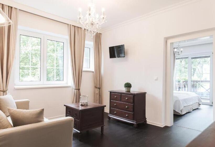 带河湖景观的轻年套房, Strandhotel Sille