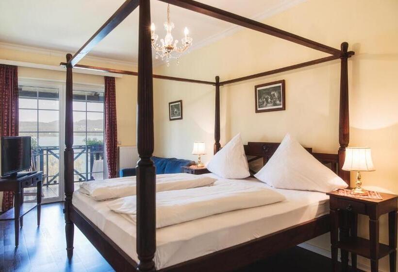 带河湖景观的轻年套房, Strandhotel Sille