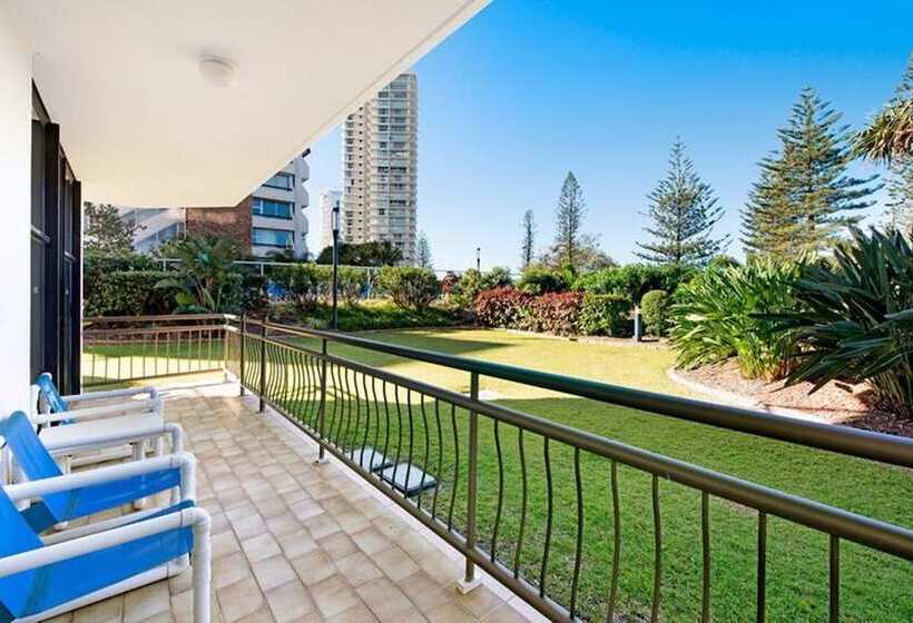 דירת 2 חדרי שינה עם נוף לבריכה, Ultiqa Beach Haven On Broadbeach