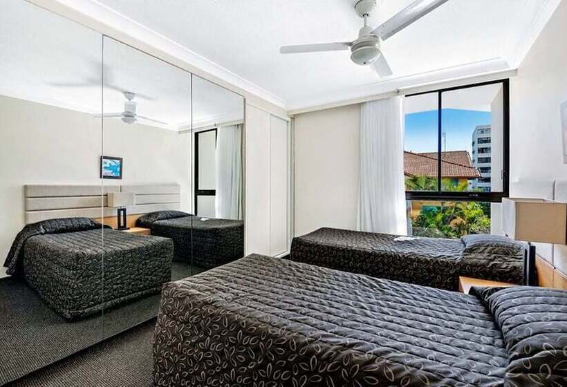 דירת 2 חדרי שינה עם נוף לבריכה, Ultiqa Beach Haven On Broadbeach