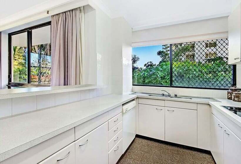 דירת 2 חדרי שינה עם נוף לבריכה, Ultiqa Beach Haven On Broadbeach