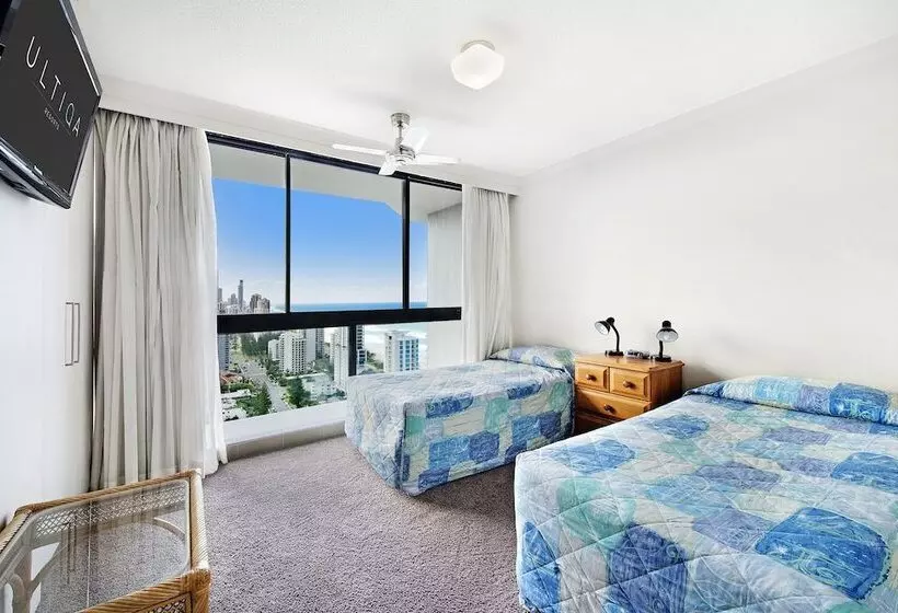 آپارتمان 2 خوابه با چشم‌انداز دریا, Ultiqa Beach Haven On Broadbeach