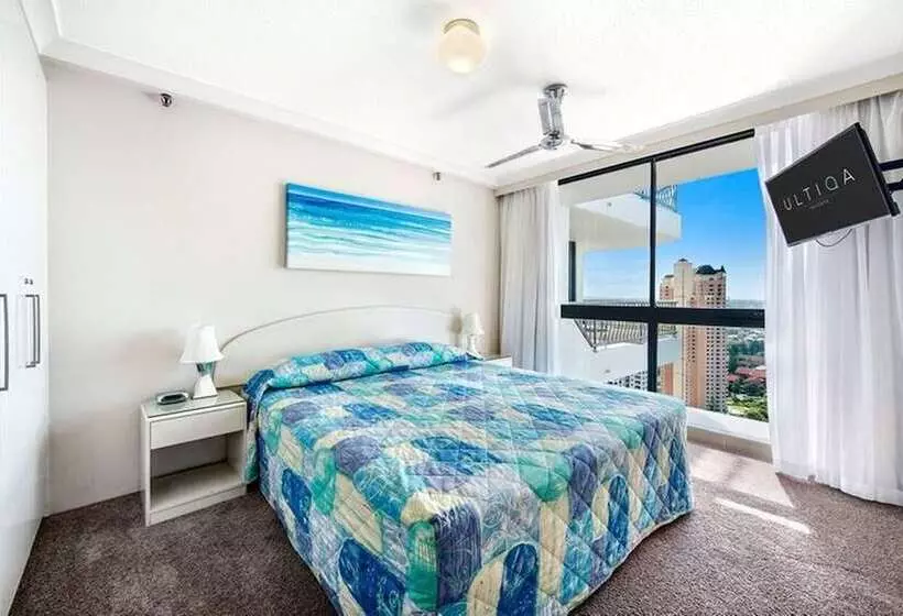 آپارتمان 2 خوابه با چشم‌انداز دریا, Ultiqa Beach Haven On Broadbeach