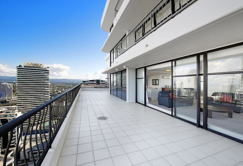 דירת פנטהאוז 1 חדרי שינה, Ultiqa Beach Haven On Broadbeach