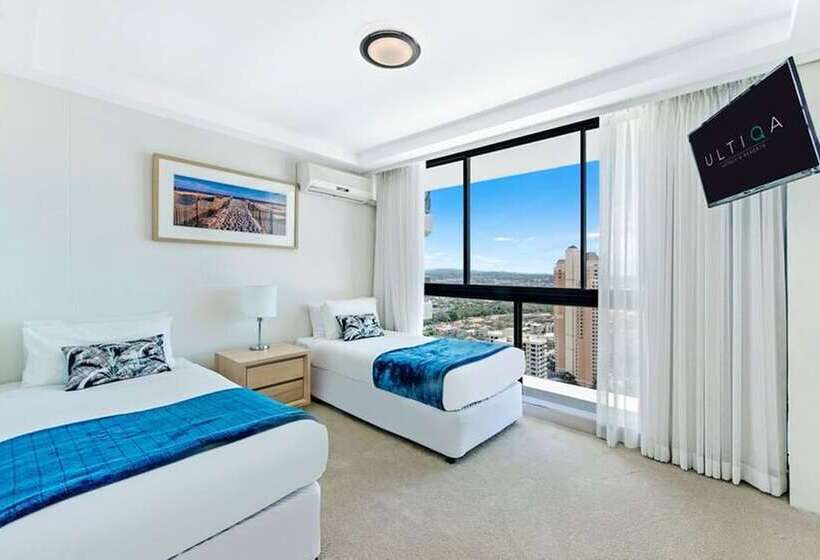 דירת פנטהאוז 1 חדרי שינה, Ultiqa Beach Haven On Broadbeach