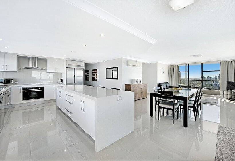 דירת פנטהאוז 1 חדרי שינה, Ultiqa Beach Haven On Broadbeach