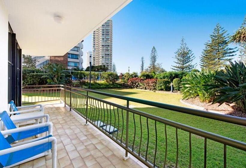 דירת 2 חדרי שינה עם נוף לבריכה, Ultiqa Beach Haven On Broadbeach