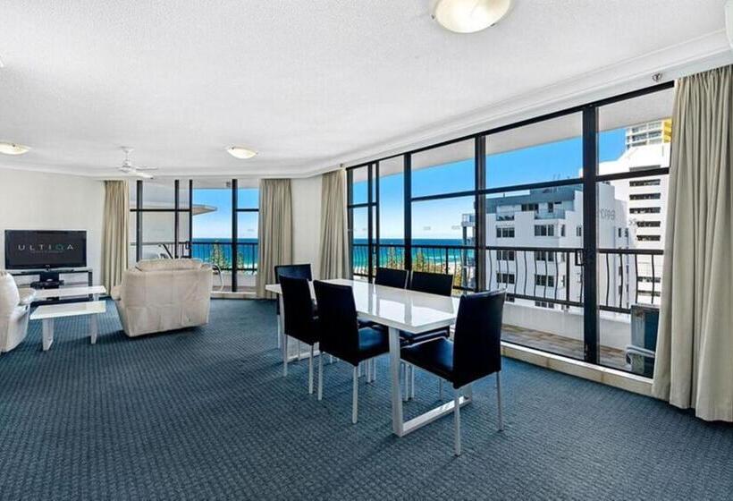 Superior 2-bedroom flat with sea view, Ultiqa Beach Haven On Broadbeach