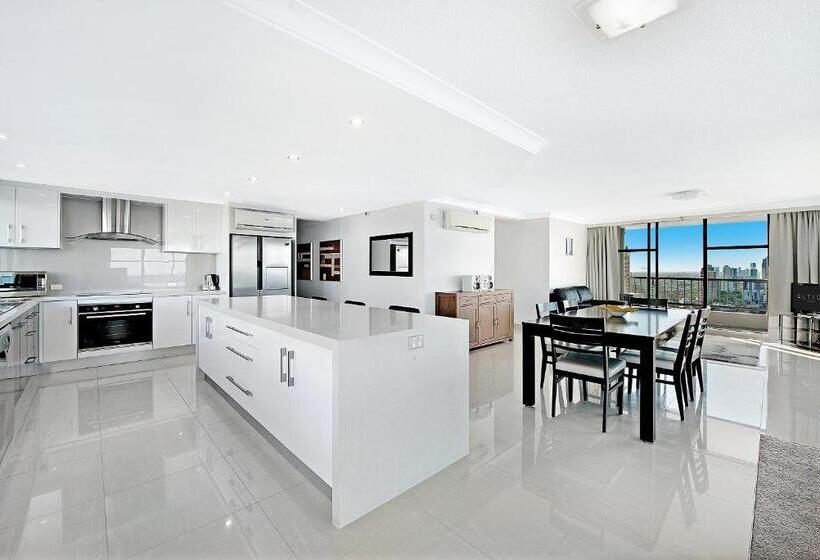 Апартаменты Пентхаус 1 Спальня, Ultiqa Beach Haven On Broadbeach