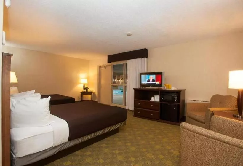 اتاق استاندارد با چشم‌انداز استخر, Travelodge Hotel By Wyndham Saskatoon