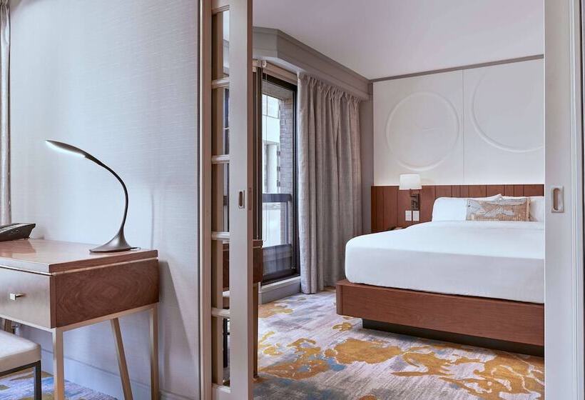 带城市景观的套间, Metropolitan Hotel Vancouver