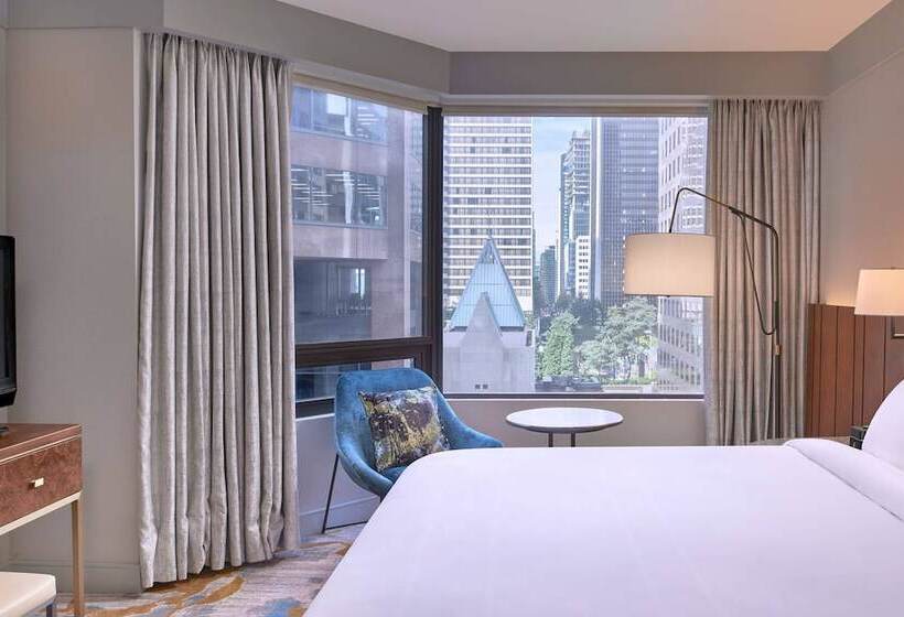 标准间带双人床, Metropolitan Hotel Vancouver