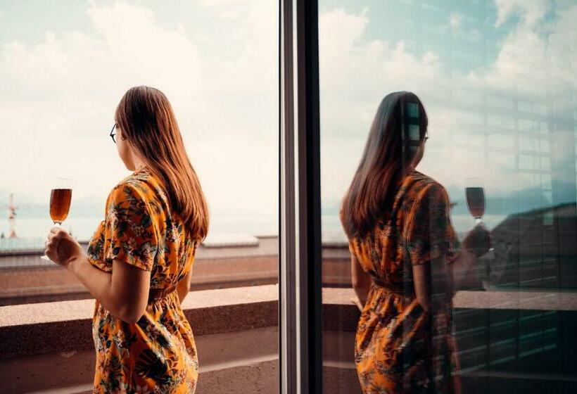 标准间带湖景, Continental Hotel Lausanne