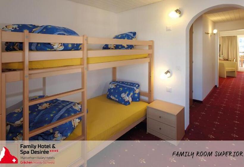 חדר משפחתי דלוקס, Family Hotel & Spa Desirée