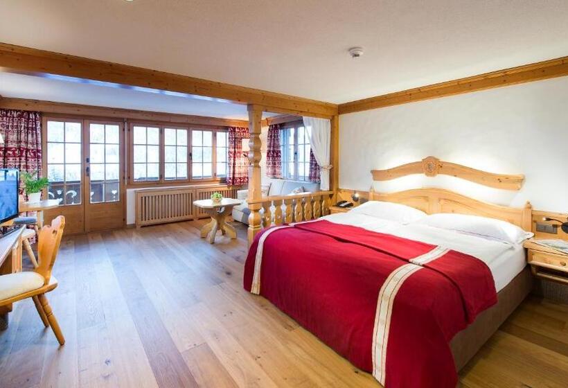 Quarto Deluxe Vista Montanha, Le Grand Chalet Gstaad