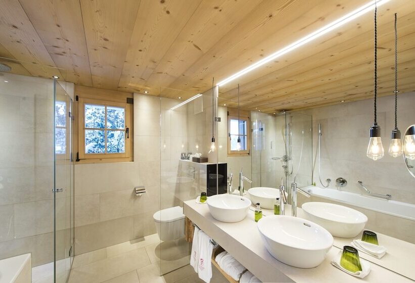 Quarto Deluxe Vista Montanha, Le Grand Chalet Gstaad