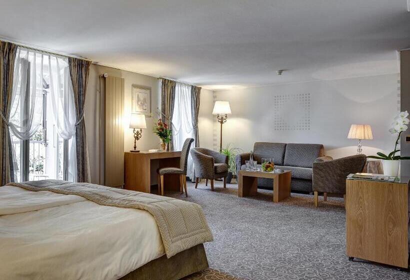 庭の見えるジュニアスイート, Résidence Les Sources Des Alpes