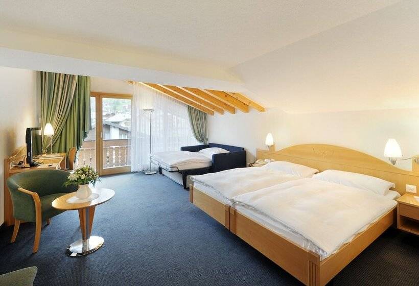 اتاق استاندارد سه نفره, Alpine Hotel Perren